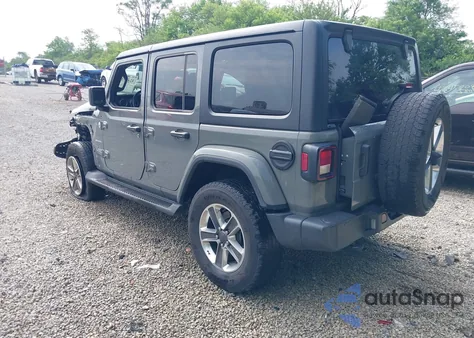 2022 Jeep Wrangler Unlimited Sahara 4X4 from USA, damaged, VIN 1C4HJXEN2NW239826